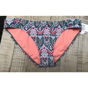 New Hot Water Bikini Swim Suit Bottoms Green Size L